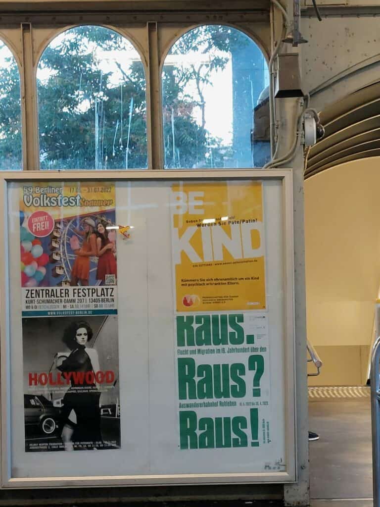 Ehrenamtliche gesucht! Plakataktion in den Berliner U-Bahnhöfen