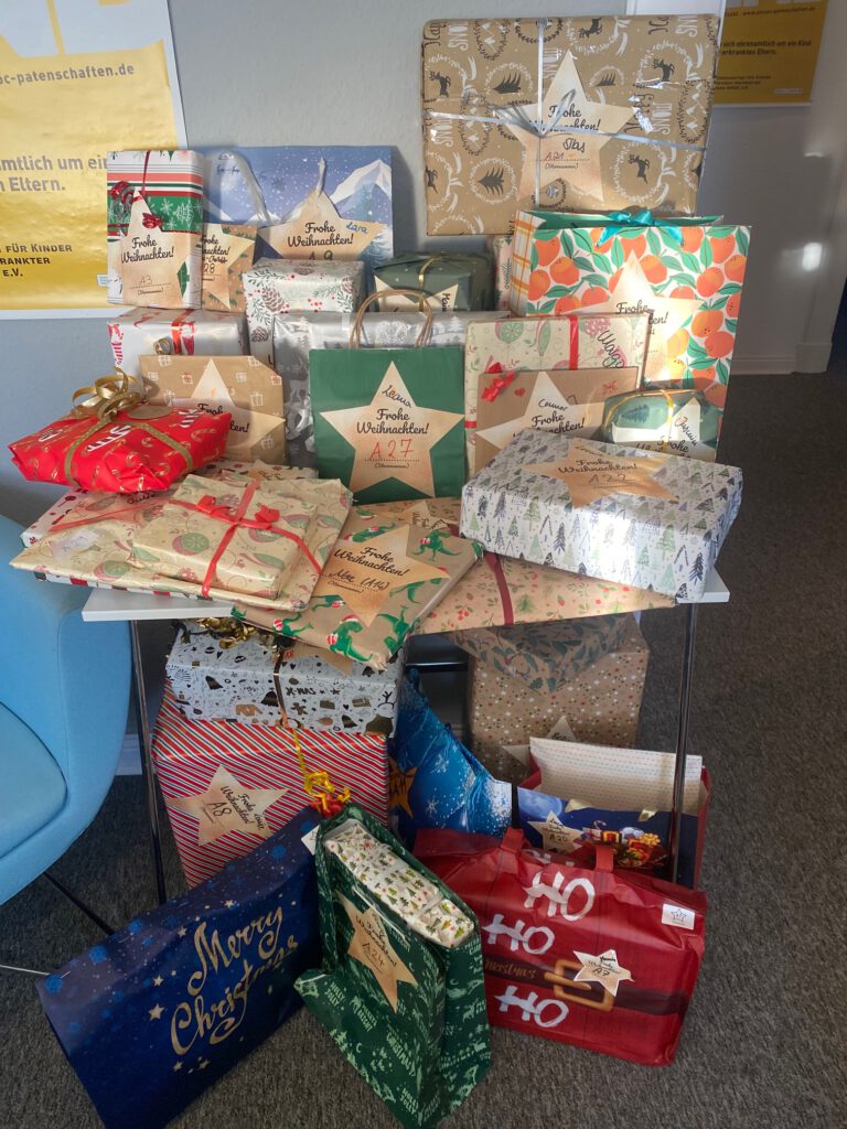 Geschenke für unsere Patenkinder –  Danke an die Mitarbeitenden der BEW GmbH!